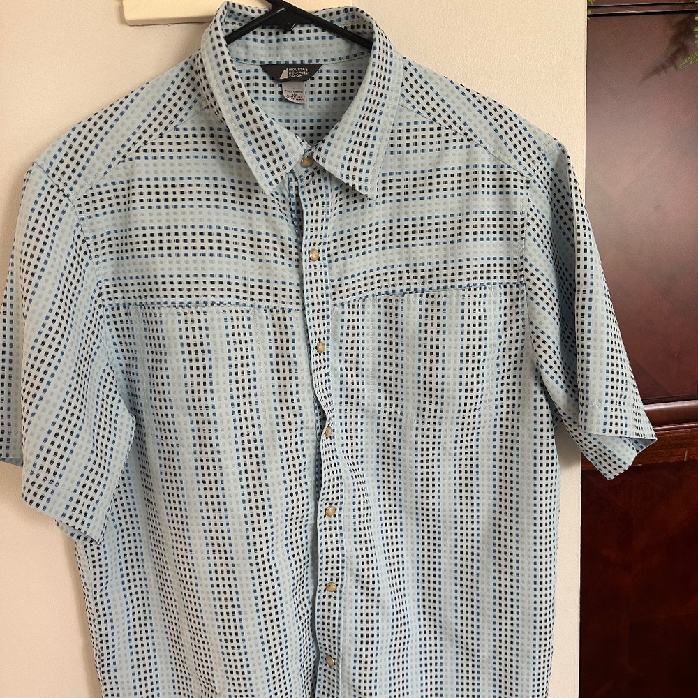 Mountain Equipment CO-OP snap button front shirt